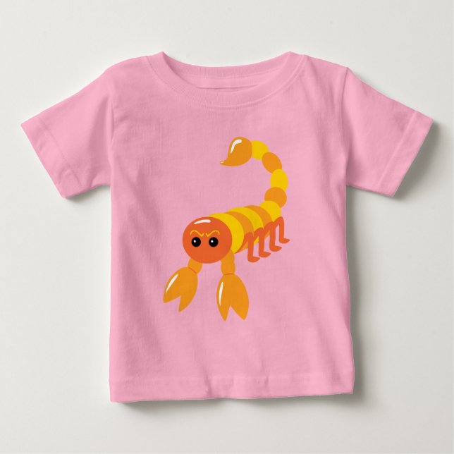 Camiseta Para Bebê Escorpião (Frente)