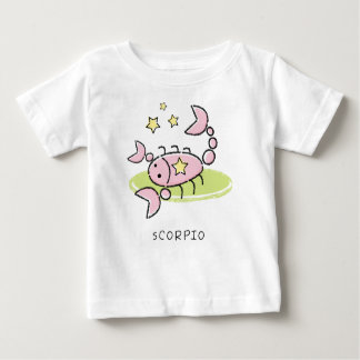 Camiseta Para Bebê Escorpião do zodíaco
