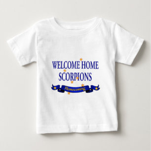 Camiseta Para Bebê Escorpião Home bem-vindos
