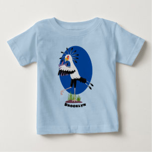 Camiseta Para Bebê Escrivado, secretário de pássaros escrevendo carto