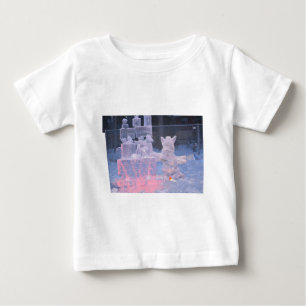 Camiseta Para Bebê Escultura de Gelo Artista Esportivo Esculturas Pre