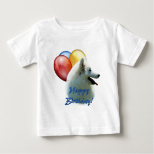 Camiseta Para Bebê Eskie Happy Birthday Balon