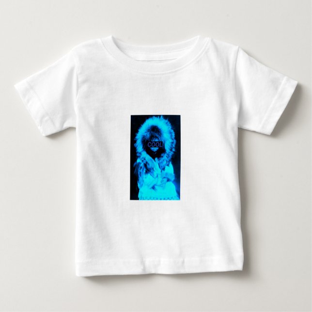 Camiseta Para Bebê Eskimo Kid (Frente)