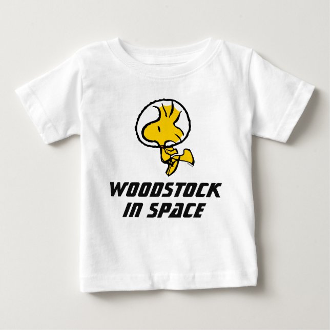 Camiseta Para Bebê ESPAÇO | Astronauta de Woodstock (Frente)