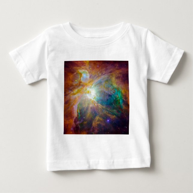 Camiseta Para Bebê Espaço - Caos em Orion (Frente)