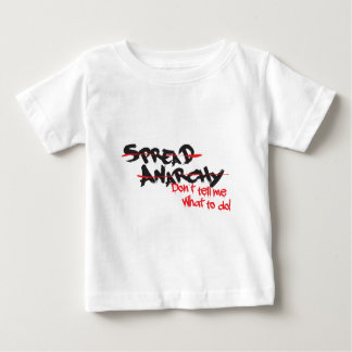 Camiseta Para Bebê Espalhe a anarquia!