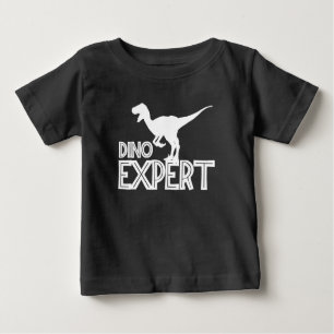 Camiseta Para Bebê Especialista em Dino - Amantes do Dinossauro