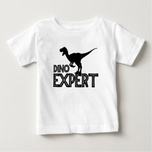 Camiseta Para Bebê Especialista em Dino - Amantes do Dinossauro