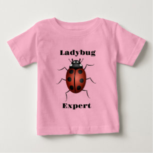 Camiseta Para Bebê Especialista em Ladybug