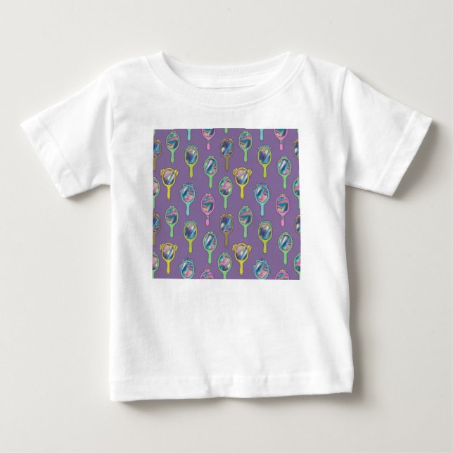 Camiseta Para Bebê espelho (Frente)