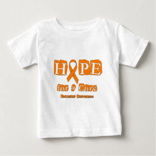 Camiseta Para Bebê Esperança para uma cura - leucemia