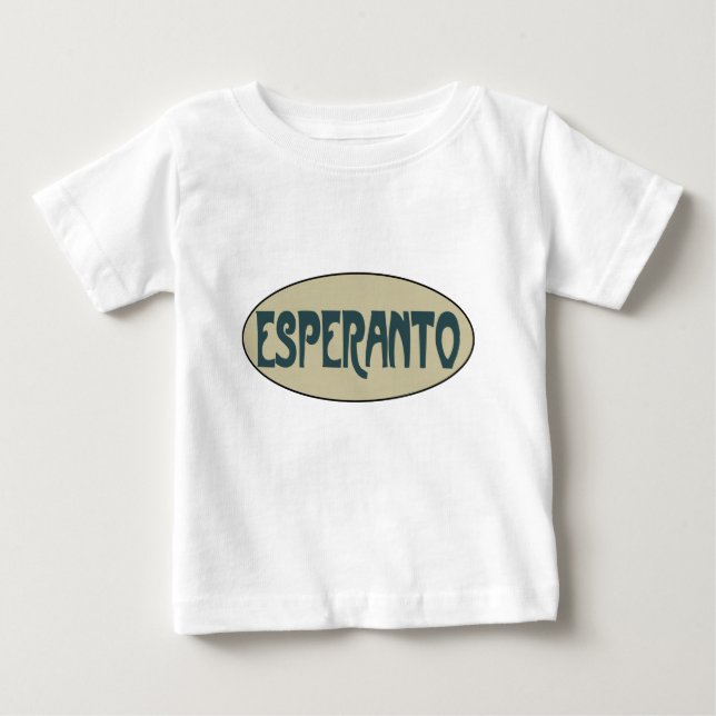 Camiseta Para Bebê Esperanto (Frente)