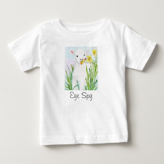 Camiseta Para Bebê Espião (Frente)