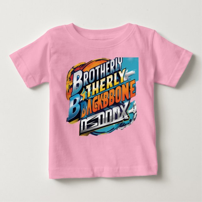 Camiseta Para Bebê Espinha dorsal (Frente)