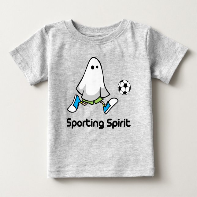 Camiseta Para Bebê Espírito desportivo (Frente)