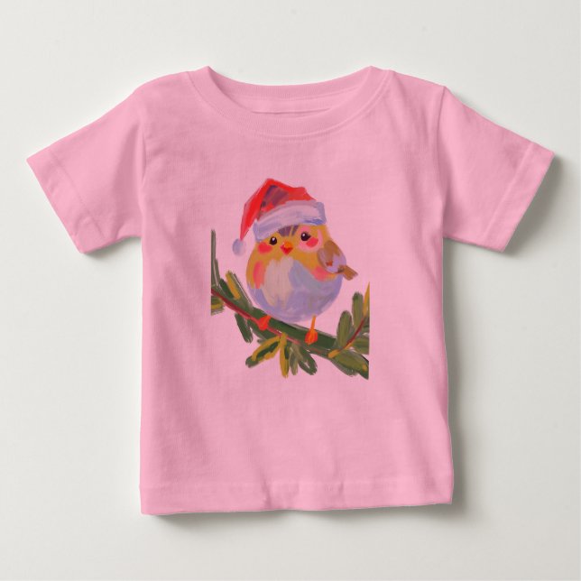Camiseta Para Bebê Espírito fazer mais brilhante (Frente)