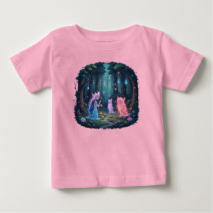 Camiseta Para Bebê Espíritos Encantados da Floresta Casa Mágica Cotta