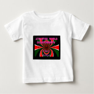 Camiseta Para Bebê Esporte Internacional do Quênia