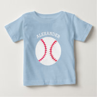 Esportes personalizados do bebê do basebol