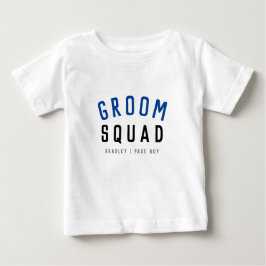 Camiseta Para Bebê Esquadrão do Groom | Na moda Solteiro Padrinho de