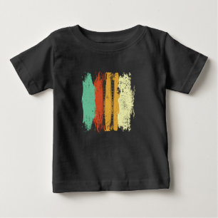 Camiseta Para Bebê Esqui retrô