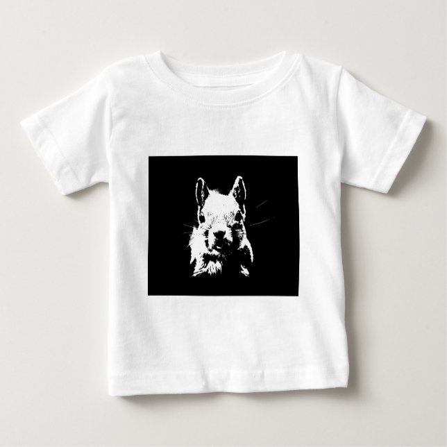 Camiseta Para Bebê Esquilo (Frente)