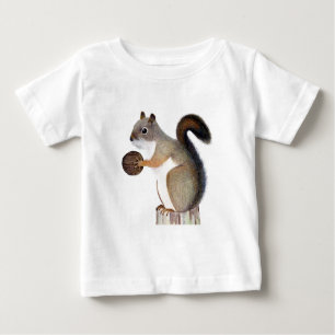Camiseta Para Bebê Esquilo