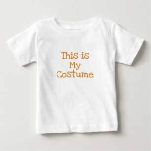 Camiseta Para Bebê "Esta é a minha fantasia"