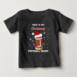 Camiseta Para Bebê Esta é a minha saia de Natal com salgadinhos