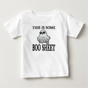Camiseta Para Bebê Esta É Uma Folha De Boo