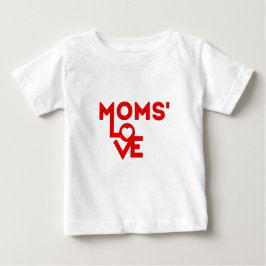 Camiseta Para Bebê Esta Mãe Ama As Suas Tripletas