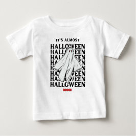Camiseta Para Bebê Está quase no Halloween Tee