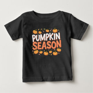 Camiseta Para Bebê Estação Pumpkin
