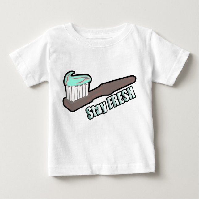 Camiseta Para Bebê Estada fresca (Frente)