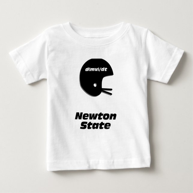Camiseta Para Bebê Estado do Capmet Newton de Futebol (Frente)