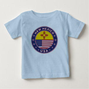 Camiseta Para Bebê Estado do Novo México