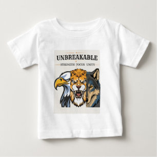 Camiseta Para Bebê Estado Quebrável Foco Unidade Alemão