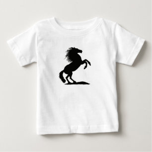 Camiseta Para Bebê Estalhão Negro em Recriação -