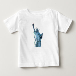 Camiseta Para Bebê Estátua da liberdade 