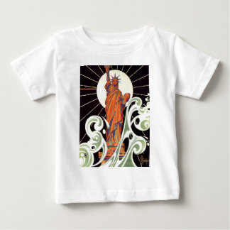 Camiseta Para Bebê Estátua da Liberdade