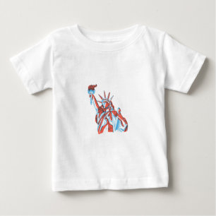 Camiseta Para Bebê Estátua da Liberdade