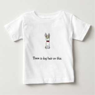 Camiseta Para Bebê Este é o cabelo de cachorro neste - Boston Terrier