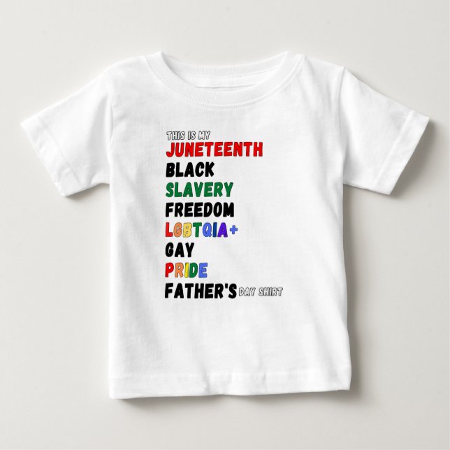 Camiseta Para Bebê Este É O Meu Orgulho gay De Junta (Frente)