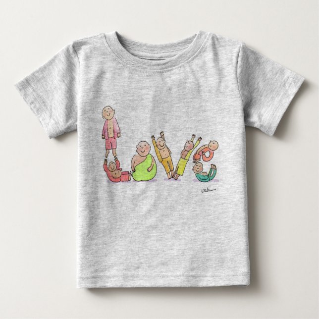 Camiseta Para Bebê Este Feitiço De Amor (Frente)