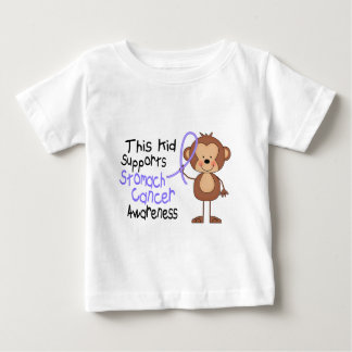 Camiseta Para Bebê Este miúdo apoia a consciência do cancer de