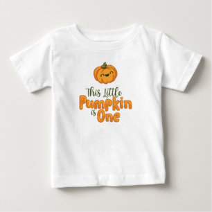 Camiseta Para Bebê Este pequeno Pumpkin é um!