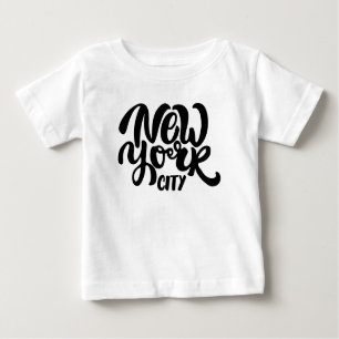 Camiseta Para Bebê Estilo da Nova Iorque