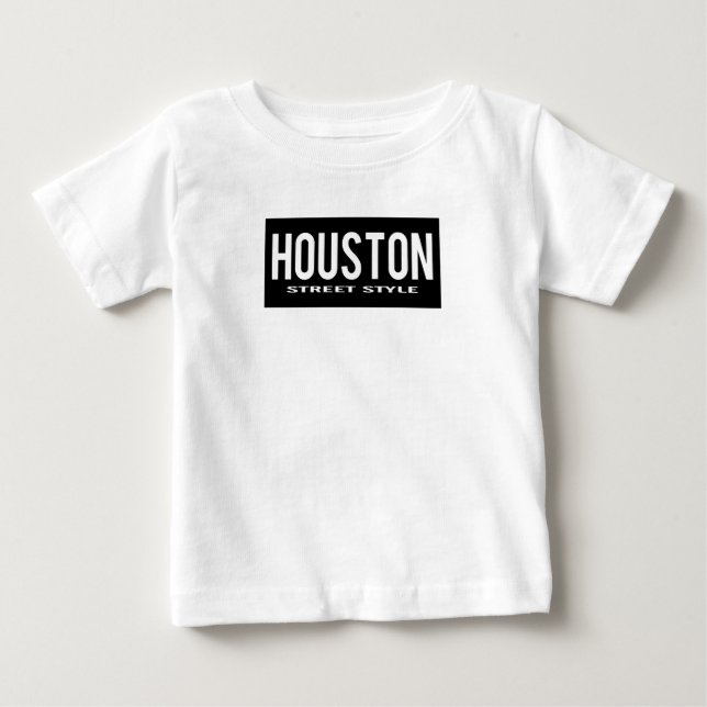 Camiseta Para Bebê Estilo da Rua Houston (Frente)
