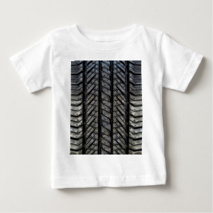 Camiseta Para Bebê Estilo de Borracha Textura Automotiva