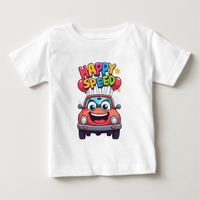 Camiseta Para Bebê 🚘 Estilo de Carro Divertido Para Pequenos Explora (Frente)